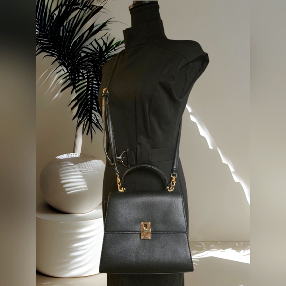 Elegant Black Handbag Crossbody By Aldo - Picture 1 of 4